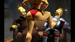 Private Cuckold Club. Exclusive 3D Simpsons Cartoon Parody
