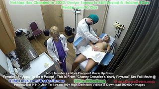 $CLOV Channy Crossfire Gets Gyno Exam From Nurse Stacy Shepard & Doctor Tampa During Channys Yearly Physical Examination