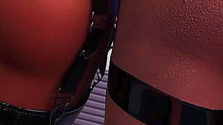 Two 18 Year Old Teens in Leather Get Ass Fucked and Creampied. Hot BDSM Anal Threesome - Being a Dik Episode 11 - Part 95