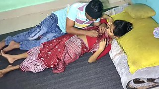 Hot Desi Village Wife Fucks Husband in Rough Homemade Sex Video