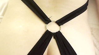 Asian Babe First Anal Experience While Using Vibrator, Double Orgasm