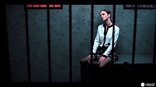 Sex Escape Room - Redhead Gets Used Like A Doll In Time Stop Freeze Fetish