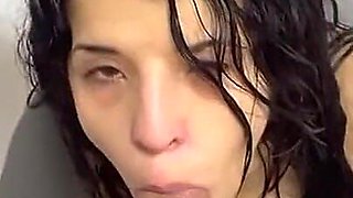 18 Yo Latina Cutie Is Showered with Piss and Cum - Drowned in the Bathhub