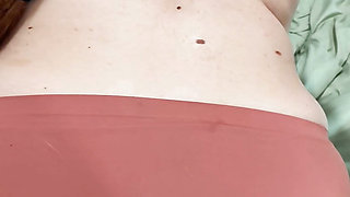Redhead MILF POV Doggystyle Fuck With Panties Pulled Aside