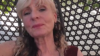 Ella Rosalia gives a blowjob to a younger fellow