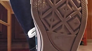 Get Down and Clean My Converse
