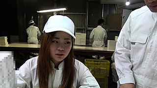 Sexy small tit Asian teen dildos her pussy until orgasm