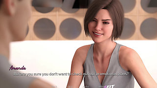 In the massage parlor, fuck to hot girl during massage, because of helps to my stepsister with her massage parlor opening