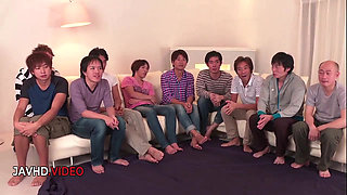 Wild JAV Passion As Stunning Asian Gives Group Blow Jobs With Fierce Heat