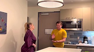 Stepson Alex Envy Comes Find His Stepmom Danni Jones To Get Her To Come Home Any Way He Can