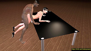 Wednesday Doggy Over The Desk