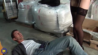 Mature Business Lady Fucked In Her Ass And Pussy At Two Different Places - MatureNl