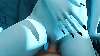 Sex with A Sexy Horny Ghost with big boobs