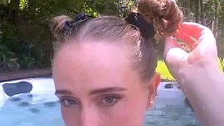 Marletta hot amateur babe outdoor