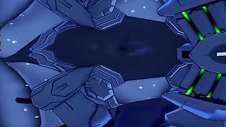 Necron anime girl : Warhammer 40 000 Hentai parody