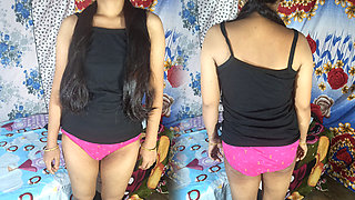 Desi Indian College Girl Romance and Sex in Doggy Style, Girlfriend Moaning When Fucking in Doggy Style by Hair Pulling by Her