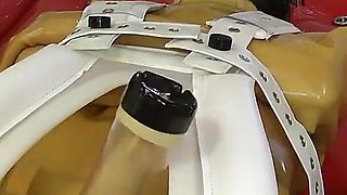 Connected to My Piss Bag and Milked by the Machine