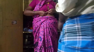 Indian Desi Aunty Fucking Boss in Village Home