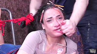 Fish Hooked Submissive Beauty Is Spanked Hard