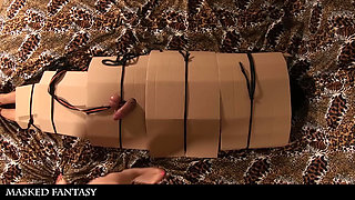 The Witch - She Needs Cum Again and Locks Him in a Cardboard Box to Milk Femdom