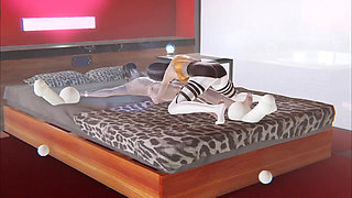 Shingeki No Kyojin Hentai - Mikasa Handjob and Licking a Dick