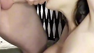 Naughty Girl Gets Tied to Bedpost and Has Her Throat Fucked for Xxxmas