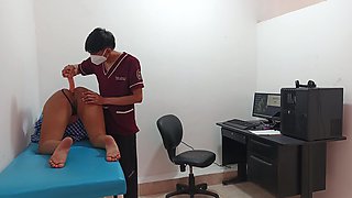 Perverted Doctor Fucks Pussy of Horny College Girl 18+