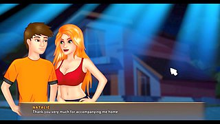 Step-sista adventures with Misskitty2k and her massive boobs in a cartoon world