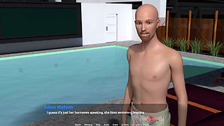 Away From Home Part 34 Sex by the Pool by Loveskysan69