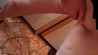 Three Dorm Mates Jerk off Their Pussies in the Shared Kitchen