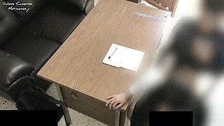 Hot Latina Math Teacher Fucks Student in Office for Better Grades - Homemade School Sex!