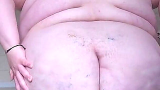 SSBBW Goddess Bathroom Strip and Catwalk