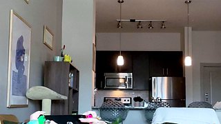 Amateur blondie solo anal masturbation