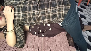 Beautiful sister-in-law in black saree was fucked by her neighbour's brother-in-law.