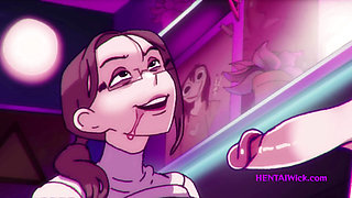 Unexpected Evening with my PERV Stepmom, Massive Deepthroat and Creampie - Hentai Parody HQ