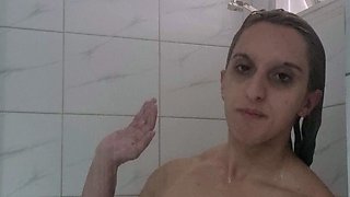 Spy Camera Watches Big Tit Amateur Milf In The Shower