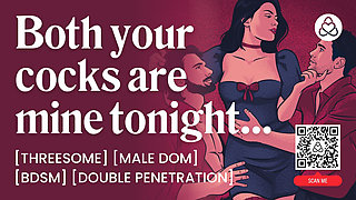 ASMR Audio Porn: MMF Threesome with BDSM, Double Penetration & Cock Sharing - Erotic Audio for Women