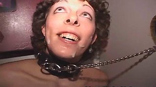 Super Submissive Kassy serving at the gloryhole