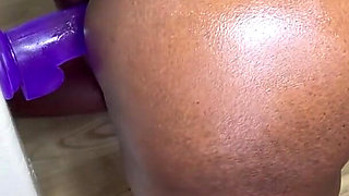 Trying Not to Get Caught Taking Backshots Mastubating.