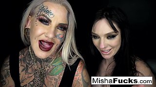 Misha Montana : Evilyn Ink destroys Misha during a sexy energetic fuck!
