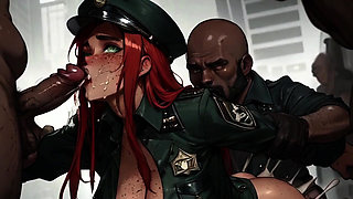 Police Realize "Violence Isn't The Answer" and start sucking and fucking protestors in Spicy Toons: Fuck The Police