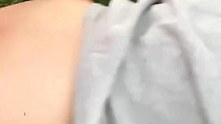 Fucking Hard My Best Friend's Hot Girlfriend in Forest While He Setting up a Tent and Building a Bonfire