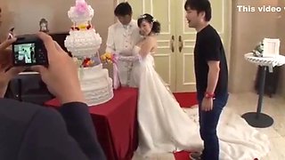 Time stop fuck bride and sexy girl at pool