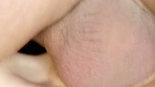 Skinny Blonde Teen Spreading Her Legs for a Creampie