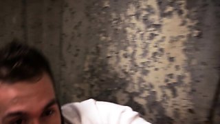 Extreme amateur pov blowjob with brunette babe