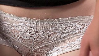 Thigh Gap Fetish Tease in Lace Panties