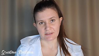 Toxic Russian Doctor Tried To Dominate During The Medical Examination, But Fucked Her In A Mouth