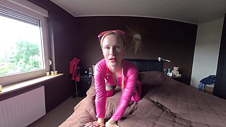 Pink Girl Lets You Jerk off