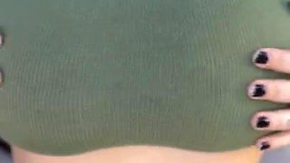 Big titty go the gg - monster tits solo masturbation close up