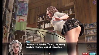 Animated big boobs and a juicy rump in this 3D game